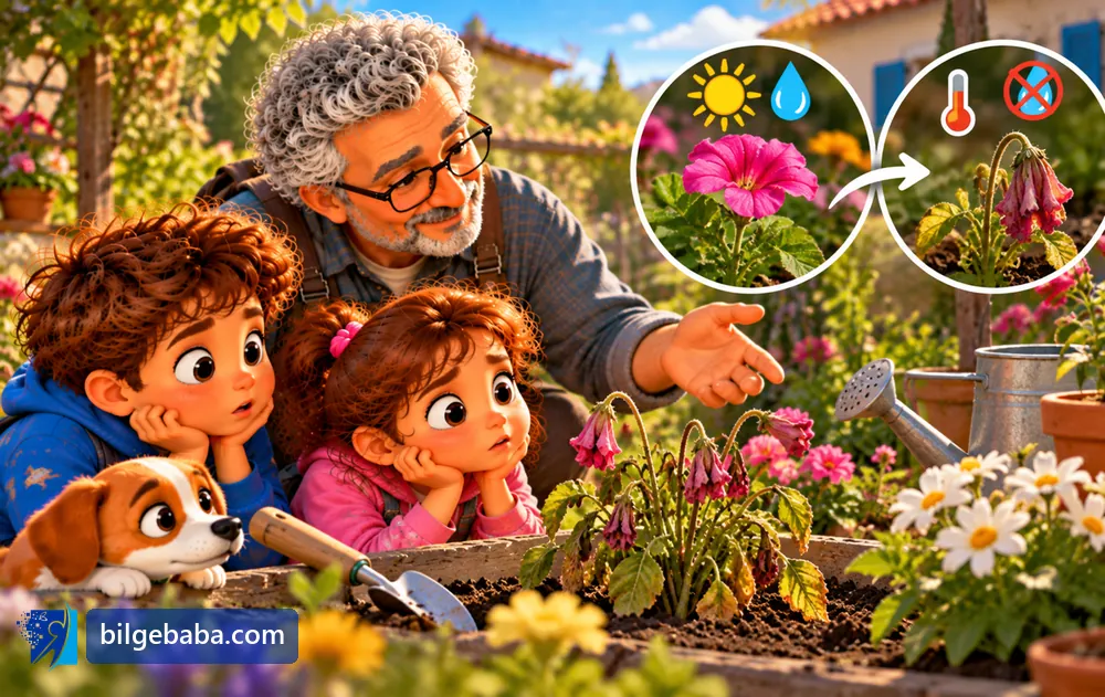 Bahçelerde Çiçekler Neden Solar?