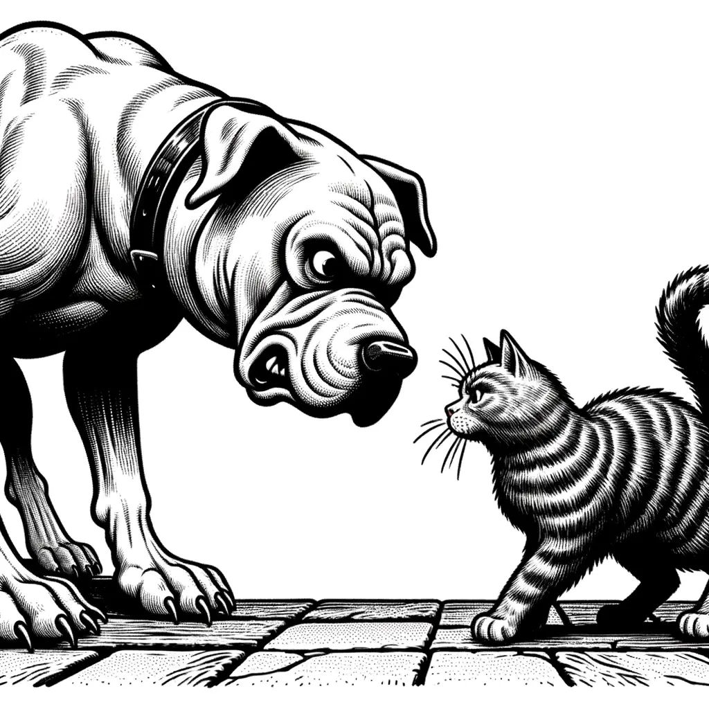 Köpekler Karşılaşan Kediler Niçin Sırtlarını Kabartırlar?