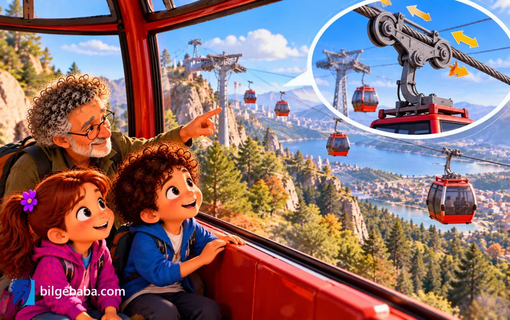 Teleferik Nasıl Çalışır? Kabinler Havada Nasıl Gider?